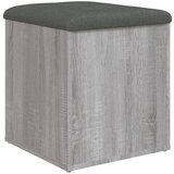  The Living Store Klop za shranjevanje siva sonoma 42x42x45 cm inženirski les - Klop Za Shranjevanje, (21448247) | Shoptok.si