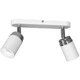SPOT svetiljka RENO 2xGU10/8W/230V bela/hrom | Eponuda.com