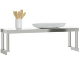  Polica za radni stol 110 x 30 x 35 cm od nehrđajućeg čelika | shoptok.hr