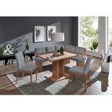Cantus KOTNA KLOP, tekstil, leseni material barve hrasta, modrosiva | Shoptok.si