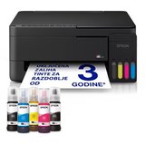 Printer EPSON EcoTank L3351 print/scan/copy Rez.5.760 x1.440 dpi. 33str/min Monokrom.15str/min Colour. USB, LAN.WiFi. Crno-siva boja. tinte br.103 | Eponuda.ba
