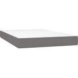  Krevet s oprugama i madracem tamnosivi 120 x 200 cm od tkanine | shoptok.hr