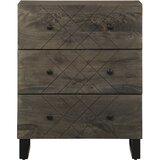 Komoda 2 kom crna 60x33x75 cm Puno drvo Mango | shoptok.hr