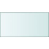 vidaXL Mizna plošča prozorna 50x100 cm kaljeno steklo | Shoptok.si