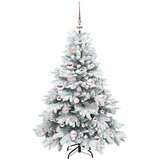  Umjetno božićno drvce s stalakom Bijelo 120 cm PE i PVC | shoptok.hr