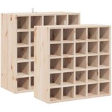  Stalak za vino 2 pcs Prirodna 56 x 25 x 56 cm | shoptok.hr