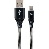 Gembird USB kabl USB 2.0 USB A USB C, Crno, Belo | Eponuda.com