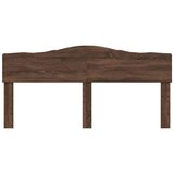  Uzglavlje s uzglavljem Smeđi hrast 200 cm Konstruirano drvo | shoptok.hr