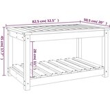 vidaXL vrtni stol 82 5 x 50 5 x 45 cm od masivne borovine | shoptok.hr