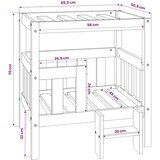 Krevet za pse 65,5x50,5x70 cm od masivne borovine | Eponuda.ba
