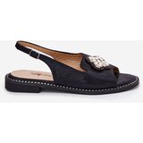 S. BARSKI Ladies Sandals On Flat Heel With Decorative Detail S.Barski | Shoptok.si