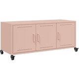 TV ormarić ružičasti 100,5 x 39 x 43,5 cm čelik | Eponuda.ba
