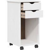  Set ormara za radne stolove 2 kom. Bijela Masivna borovina | shoptok.hr
