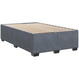  Boxspring krevet s madracem Tamnosiva 120 x 190 cm Baršun | shoptok.hr