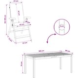  9-dijelni vrtni blagovaonski set 9 kom. Prirodna | shoptok.hr