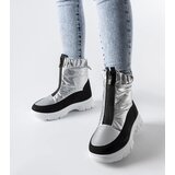 Gemre Silver-black insulated snow boots Controni | ePonuda.com