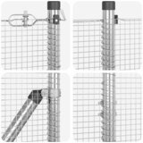  Zavareno žičano ograđivanje s bodljama 50 x 1,2 m Srebrna Mreža | shoptok.hr