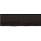  Kupaonska radna ploča tamnosmeđa 200x60x(2-4) cm tretirano drvo | shoptok.hr