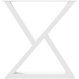  Noge jedilne mize 2 kosa Bela 70x(72-73,3) cm Jeklo, (21828574) | Shoptok.si