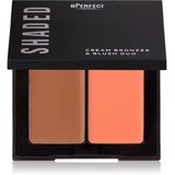 BPerfect Shaded Cream Bronzer & Blush Duo bronzer i rumenilo nijansa 01 Light 7 g u