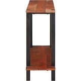 vidaXL Konzolna miza Rjava 110 x 30 x 75 cm Trden akacijev les | Shoptok.si