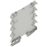 Weidmüller CH20M6 BP 4P-4P BUS AGY LF 1 1293807 osnovni element kućišta za profilnu šinu zatvoreno, za montažu na din-letvu 6.1 x 110.7 plastika siva 50 St. Cijene