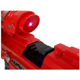 Pištolj za igru svijetli u mraku s pjenastim metcima - domet 45 m - crveni | shoptok.hr