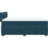  box spring s madracem plavi 160 x 200 cm baršunasti | shoptok.hr
