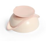 BabyOno Posuda za hranjenje + žlica, bež/roza | shoptok.hr