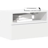 vidaXL Stenska nočna omarica 2 kosa bela 45x26x28,5 cm Cene