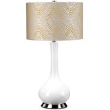 Elstead MILO-PN-TL-PSM - Stona lampa MILO 1xE27/60W/230V siva/zlatna | Eponuda.com