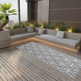 Furnova Zunanja preproga ARAKIL siva 80x250 cm PP, (21930828) | Shoptok.si