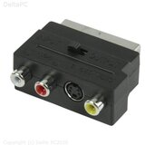 Valueline Adapter Scart m - 3xRCA + S-VHS z sa prekidacem | Eponuda.ba