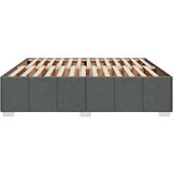 vidaXL Okvir za krevet bez madraca tamnosivi 200x200 cm od tkanine | shoptok.hr
