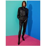 Koton Women's Leather Look Trousers | Shoptok.si