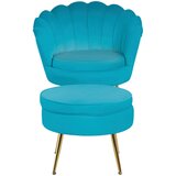 Livetastic FOTELJ, modra tekstil | Shoptok.si