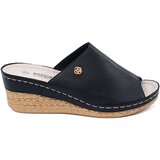 GOODIN Black women's wedge flip-flops Cijene