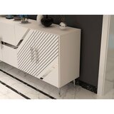 Hanah home komoda fuga KB150 white silver