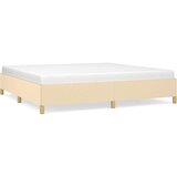  Posteljni okvir krem 200x200 cm blago, (20723573) | Shoptok.si