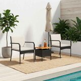  Vrtni set Crna poliratan | shoptok.hr