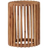  Set pomoćnih stolića s pohranom s vratima Smeđa 40 x 40 x 45 cm | shoptok.hr