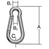 VORMANN karabinka 80x8mm 6 kom. Cene