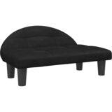  Krevet za pse crni 70x52x30 cm baršunasti | shoptok.hr