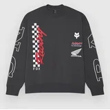 Honda Oversized Crew Pulover iz flisa dark shadow