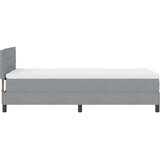  Krevet s opruga kutije Svijetlo siva 90 x 200 cm tkanina | shoptok.hr