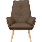  Udobna Fotelja Smeđa Tkanina | shoptok.hr