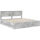  Krevetna konstrukcija s ladicama Betonski sivi 180 x 200 cm Siva 210 x 183 x 90 cm | Shoptok.si