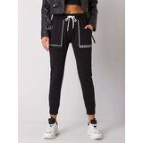RELEVANCE Sweatpants-RV-DR-7035.70-black | Shoptok.si