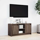 TV ormarić s LED svjetlima boja hrasta 100x34x50 cm drveni | shoptok.hr