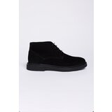 ALTINYILDIZ CLASSICS Men's Black 100% Leather Warm Lace Up Boots cene